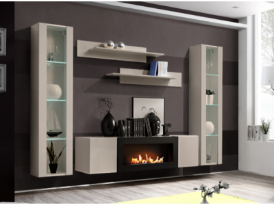 Модулна секция с камина FLY M2 (кашмир)